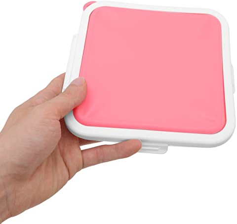 cyrank Sandwich Containers, Reusable Plastic Sandwich Box Snack Containers Kids Lunch Box for Fruit, Salad, Snacks(Red)