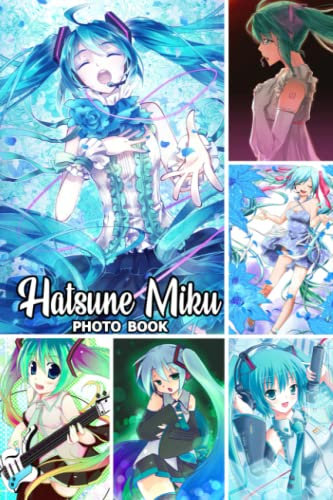 Hαtṣuñẹ Mịķu Photo Book: Amazing Colorful Pages Featuring Fantasy Anime Girl For All Ages To Relax And Unwind