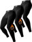 HOPLYNN Thermo Unterhose Kompressionshose Herren für Thermo Joggen, Laufen, Training, Fitness, Radfahren Sport Leggings Atmungsaktiv Tights Herren 3er Schwarz M