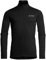 VAUDE Herren Pullover Longsleeve Fleece-Pullover Halfzip II, Schwarz, L