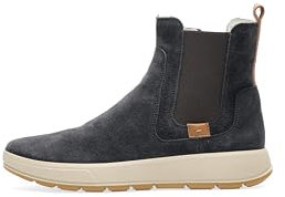 ara Damen Roma Chelsea-Stiefel, BLAU,Cognac, 42 EU Weit