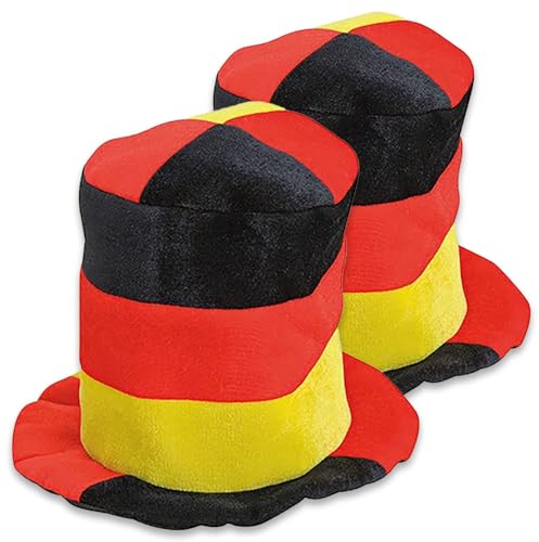 Wohnkult 2 x Hut Fanartikel Deutschland Samt Nationalmannschaft Sport Support Anfeuern