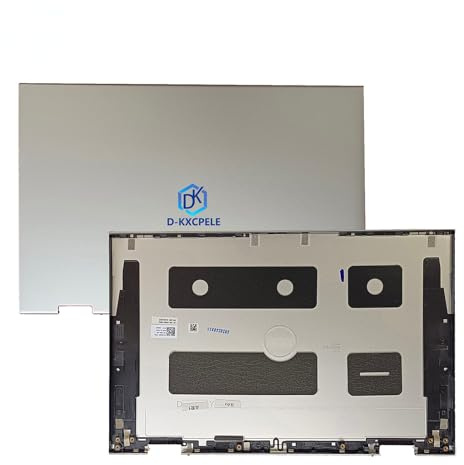 D-KXCPELE Replacement Laptop LCD Cover Back Rear Top Lid for Dell Inspiron 7415 5410 5415 2-in-1 0NRGDR NRGDR 460.0N809.0011 Silver
