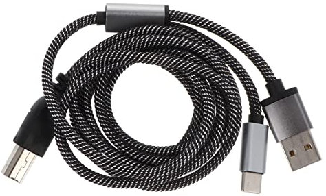 BESTonZON 1.4m Midi Otg Kabel Usb-c Zu Usb-b Kabel Für Elektronische Musikinstrumente Kompatibel Mit Druckern Scannern Und Midi-controllern Mbps Übertragungsgeschwindigkeit Langlebiges Material