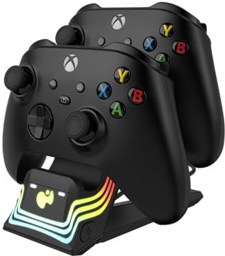 PDP Xbox AFTERGLOW WAVE DUAL CHARGER Black
