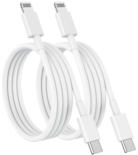 Cavo iPhone USB C Lightning 1M+2M,2Pac Apple MFi Certificato 20W Rapida Tipo C Caricatore Cavo,Ricarica Cavetto iPhone USB C Originale Apple Filo per iPhone 14 12 11 Pro Max Plus,iPad