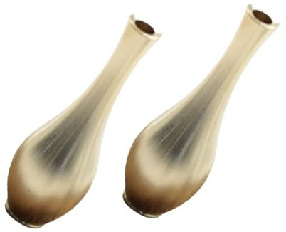 CORHAD 2stücke Mini Brass Vasen Für Tischdekoration Elegante Kleine Blumenvase Aus Reinem Messing Für Wohnzimmer Und Home Decor