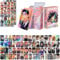 ELEFAD ATEEZ SK Ive Baby Monster GIDLE Twice SVT ENHYPEN Neues Album 60 Laserkarten und 64 Aufkleber Geschenk Set für Fans (SVT)