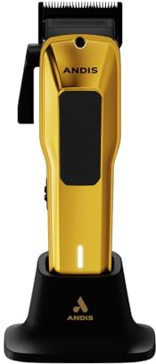 Andis 562312 Phenom Professional Corded/Cordless Hair Clipper, Adjustable Phaze Blade, Close Cutting, Gold