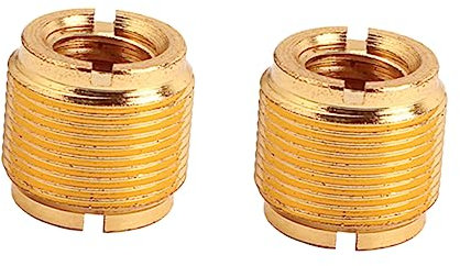 VICASKY Drum Clamp Screw for Mic Stand Adapter Gold Fits Microphone Boom Arm Converts Male to Female Thread