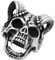 Ring Ornamente, Gothic Demon Lucifer Retro Satan Ring for Men Punk Hip Hop Stainless Steel Goat Head Skull Ring Fashion Jewellery Gift