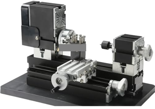 QASULER 60w High Power Holzbearbeitung Micro Metall Drehmaschine Verarbeitung Material Länge 135mm Drehmotor