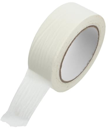 BESTYASH Weißes Malerband Leicht Abziehbares Klebeband ohne Rückstände Vielseitig für Heimdekoration Wand Fenster Bodenanwendungen Einfach Abreißbar für Maler Bastelprojekte