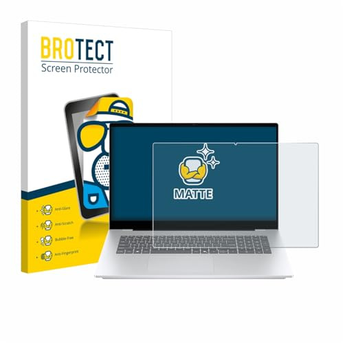 BROTECT Schutzfolie für HP OmniBook 7 17-dc | Entspiegelnder Displayschutz Made in Germany Matte Displayschutz-Folie Anti-Reflex Anti-Fingerprint Einfache Montage