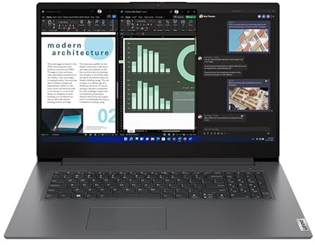 Lenovo 17,3 Intel U300 24GB RAM - 1000GB SSD - Windows 11 Pro # mit Notebooktasche + Funkmaus