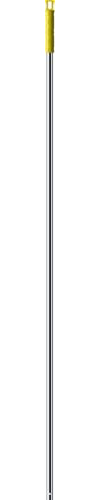 Catergold Mop Handle 140 cm Aluminium Metal Universal Fitting Replacement for Broom and Mop Heads 23mm Screw Thread (Yellow)