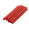 sourcing map 10pcs 7mm x 100mm Hot Melt Glue Sticks Red for DIY Small Craft Projects