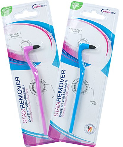 2 x wellsamed Zahnbürsten, Stain Remover, Zahnsteinentferner, Zahnpolierer 2 x 1 Stück
