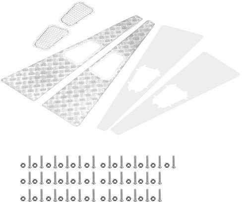 RC Crawler Grille, Anti-Rutsch-Abdeckplatte aus Metall RC Upgrade Teil für 1:10 RC Car Crawler