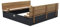 AXI Ella XL Bac à Sable Enfant Anthracite & Marron | Bac à Sable pour Enfants en Bois FSC avec Couvercle & Banc | 120 x 120 cm
