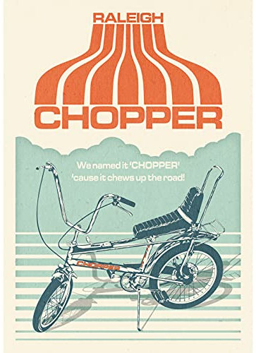 WowPosters Raleigh Chopper Bicycles Poster - 60x90 cm