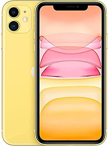 Apple iPhone 11, 64GB, Yellow - Unlocked (Renewed Premium)