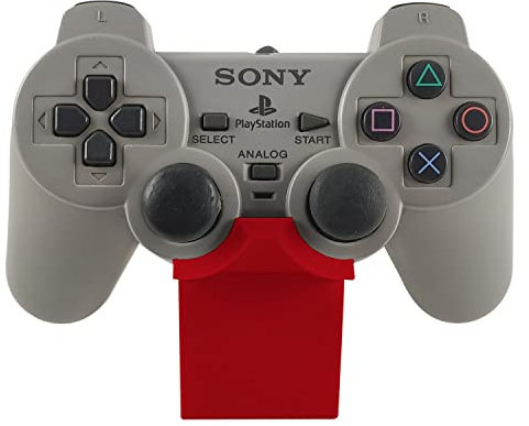 Support pour manette Sony PS2 Playstation 2 Rouge