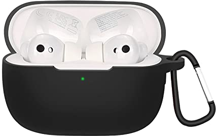 GIOPUEY Cilicone Case for HONOR Earbuds 3 Pro, Ultra-thin soft Cover, Slim-Fit,Anti-Fall,Not Easy to Dirty - Black