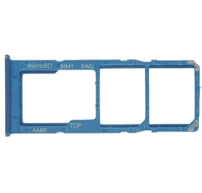 Bandeja SIM para Samsung Galaxy A12 Adaptador Tarjeta Dual Azul Oscuro Repuesto