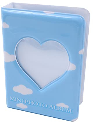 WANGCL Pocket Mini Fotoalbum 7,6 cm Einsteckalbum für 7,6 cm Süßes Fotobuch Fotopapier Fotokarten Binder - Blauer Himmel und Wolken