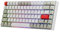NEWMEN GM840 75% Mechanical Keyboard TKL,Wired&Wireless Keyboard,USB-C&2.4G&Bluetooth Anti-Ghosting RGB backlight grammable Gaming Keyboards for Win&Mac&Android,Gateron switch (G-Red)