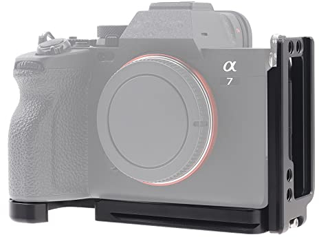 FOTGA Schnellwechselplatte L-Winkel Vertikale L-Bracket Platte für Sony Alpha 7 IV A7 IV / A7S III Kamera, Kompatibel mit DJI Ronin RS2/RSC2/RS3/RS3 Pro/RS3 Mini Gimbal Stabilisator Arca Swiss Stativ