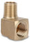 Messing Rohrverschraubung Adapter 1/4 Zoll Drehgelenk NPT 90 Grad Winkelrohrverschraubung 1/4 Zoll Außengewinde Innengewinde Druckluft Wasser Fitting