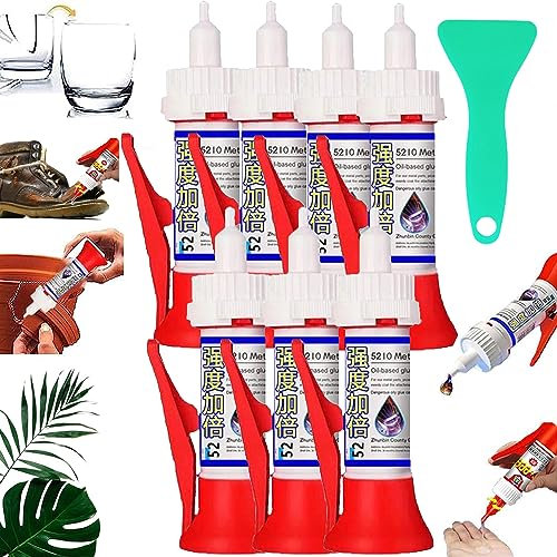 Camic Powerful Solder Multi-Material Repair Adhesive, Multi-Material Repair Adhesive, Welding High-Strength Oily Glue, Multifunctional Glue, No Trace Waterproof Glue (7PCS)