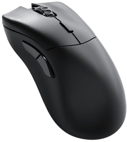Glorious Gaming Model D 2 PRO Wireless Gaming Mouse - 2.4GHz wireless 1ms delay, 100M clicks, 60g Ultralight, Long Battery Life, 26K DPI, RGB, Ergonomic, 6 Buttons, PTFE Feet - Black