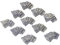 EXCEART 10st Treppenschmuck Treppen Selber Machen Miniatur-trittstein Mini-gartendekoration Mikro Miniatur-ziegelstein Ornamente Zum Basteln Blumentopf Gehweg Blinddarm Schreibtisch Harz