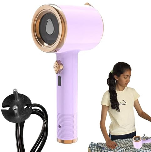 Aznever -Bügelmaschine | Reise- -Dampfbügeleisen 2-in-1-Handbügelmaschine,Stoffdampfer Tragbares Trocken-Nass-Effektives Haushalts-Reisebügeleisen für Hemden, Kleidung, Bettwäsche