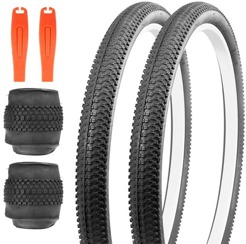 ZUKKA Set Paar Fahrradreifen 27.5 x 2,125 Zoll Faltbar Reifen 30 TPI Fahrrad Mantel 54-584 für Rennrad, Mountainbike, E Bike, Schmutz Offroad Fahrrad