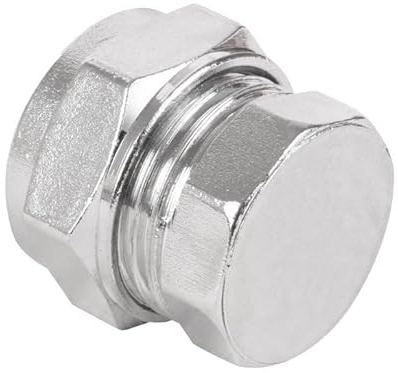 ODSUPPLIES - Bag of 2-15mm Chrome Stop End | Also Available in 15mm, 22mm, 28mm, 35mm and 42mm