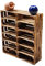 Teramico Vintage Holzkisten 40 x 30 x 25cm geflammt | Weinkisten & Obstkisten | Set-Angebote (6er Set Boden Lang)