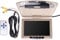 Sefdrert Monitor da tetto per auto con schermo a cristalli liquidi Flip Screen Top Multimedia Video Display montato sul tetto del soffitto, display da soffitto per auto beige
