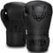 Dripex Boxhandschuhe, Boxsack Handschuhe PU-Leder, MMA Handschuhe Boxing Gloves Männer Damen für Boxen Muay Thai Kickboxen Sparring Kampfsport Training Schwarz(12 oz)