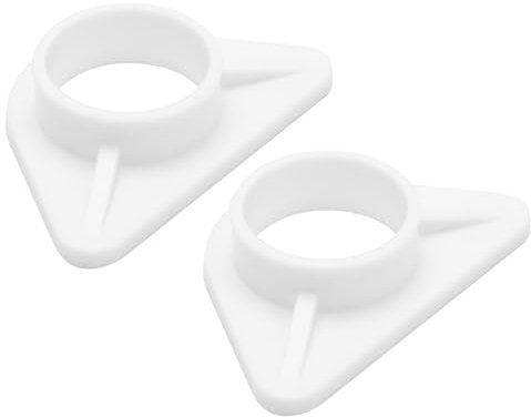 2 Stück Kunststoff-Spülbeckenverstärkung, 36 mm, Küchenarmatur-Halterung, Verstärker-Schnittstellen, Harz-Kunststoff-Materialstabilität, reduziert Wackeln, Zubehör für Spültischarmaturen, Armaturen an