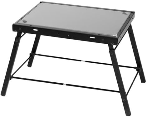 Wuyooprt Tragbarer Klapptisch | Faltbarer Tisch für den Außenbereich, leichtes Tischgestell-Set, rostbeständig, Camping-Essständer für Outdoor, Camping, Picknick, Grill, Grill