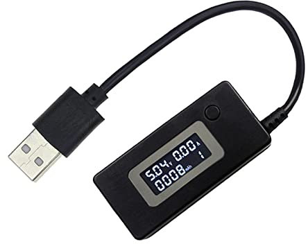 LCD USB Current Tester USB Volatage Amps Power Meter Multimeter Battery Voltmeter Ammeter Portable
