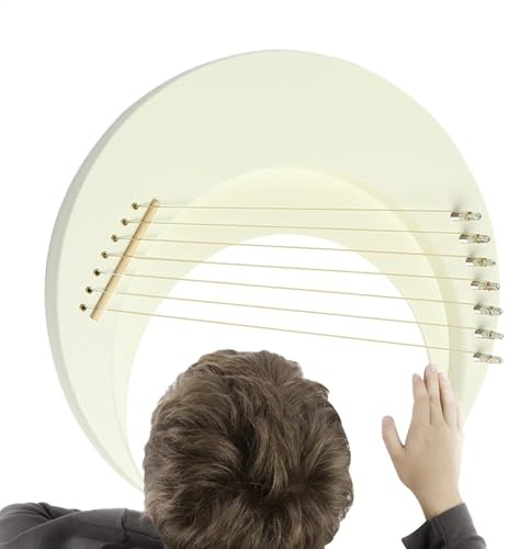 - Arpa de lira de cuerda, 7 cuerdas, piano de lira, instrumento de arpa | con llave de afinación, instrumento musical para conciertos