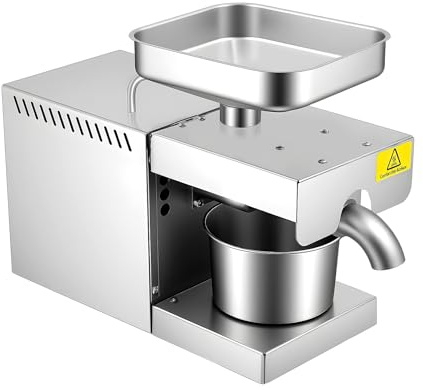 Gastronomie ÖLpressmaschine Elektrische ÖLmüHle ÖLgewinnungsmaschine Elektrischer ÖLpresse Maschine Presse ÖL Presser Oil Press Machine Expeller Automatische Extractor Automatischer Maschinenpresser