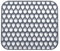 ianomla Silicone Sink Mat, 34x30cm, Folding Non-Slip Sink Protectors For Kitchen Sink, Mats Counter Protector For Bottom Of Kitchen Sink, Dishes And Glassware Drain Mat - Grey
