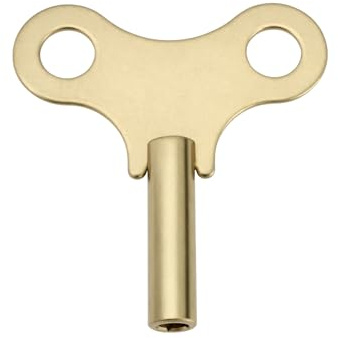 Create idea Uhrenaufziehschlüssel, Metall, 4 mm, Größe 7, Windschlüssel für antike Vintage-Schlüssel, Winduhren, quadratisches Loch, Uhrschlüssel, einseitiges Glockenspiel, 55 x 52 mm