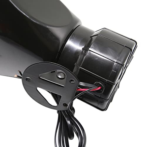 Aoresac 5 Tone Alarm Horn Loud Speaker, Car Megaphone with 12V 110dB, Microphone Function, for Trucks Boats